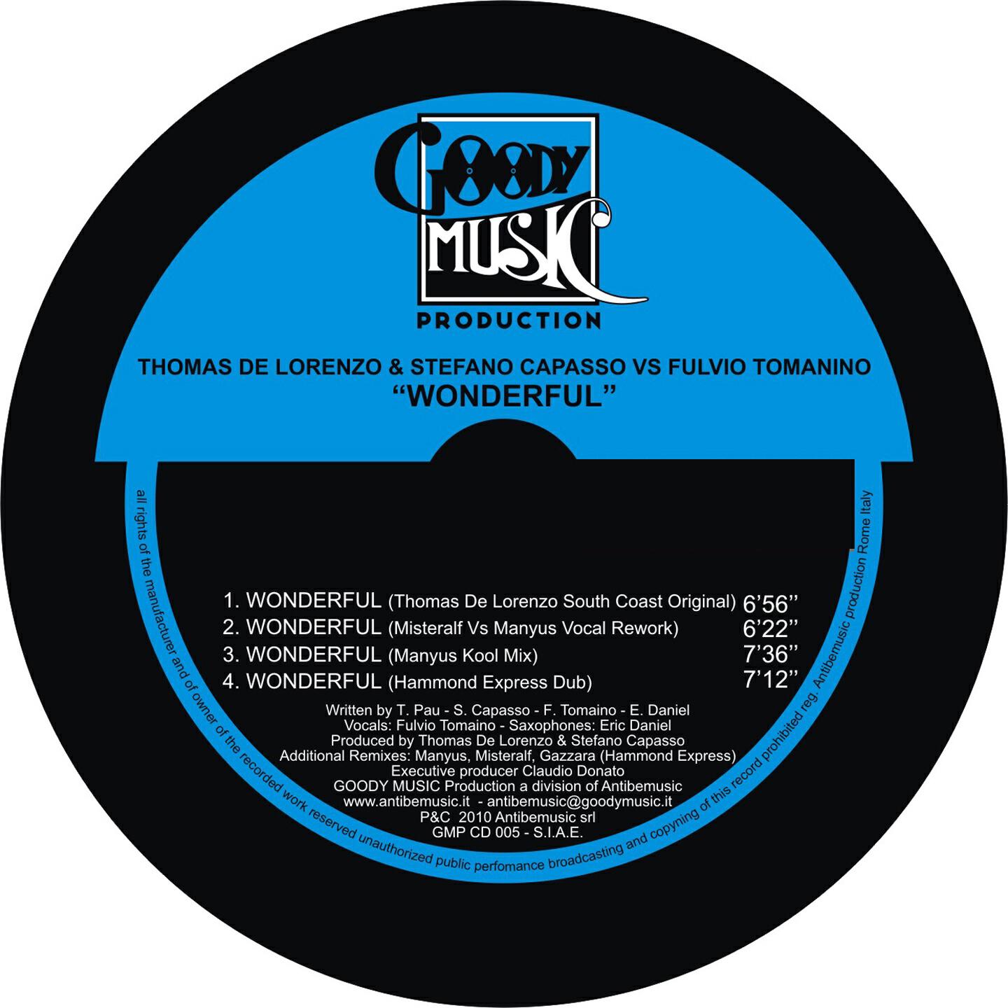 Stefano Capasso - Wonderful (Manyus Kool Mix)