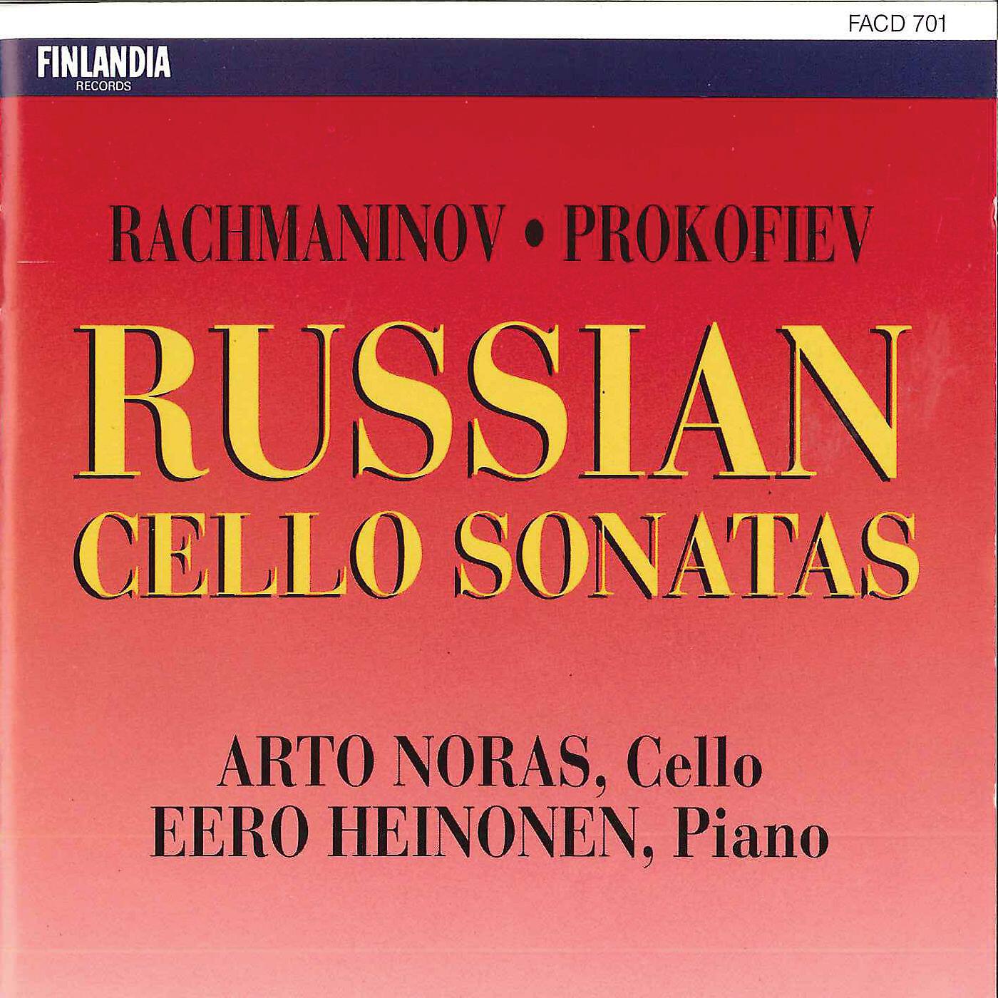 Arto Noras - Sonata for Cello and Piano in C major Op.119 : II Moderato