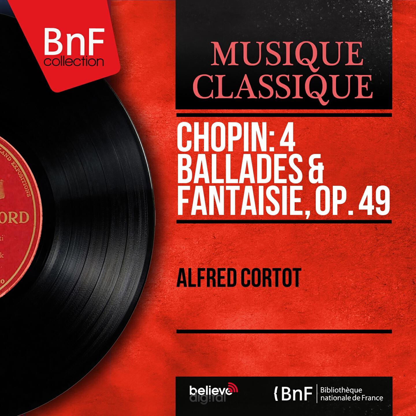 Alfred Cortot - Ballade No. 1 in G Minor, Op. 23
