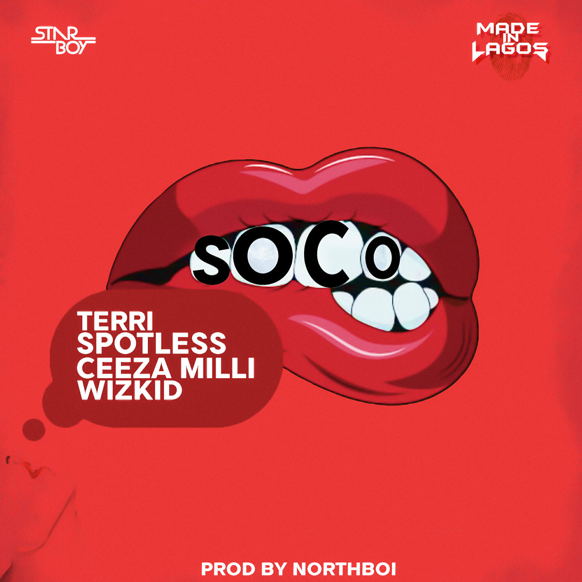 StarBoy - Soco (feat. Wizkid, Ceeza Milli, Spotless & Terri)
