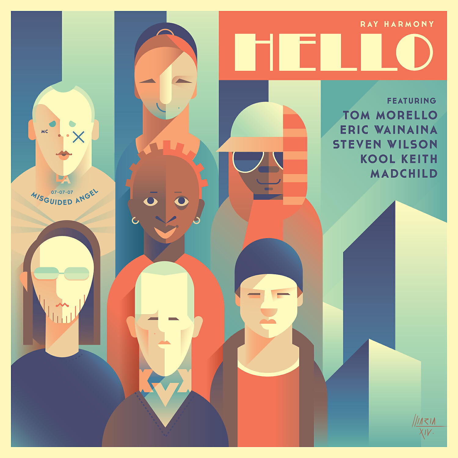 RAY HARMONY - Hello (feat. Tom Morello, Eric Wainaina, Steven Wilson, Kool Keith & Madchild)