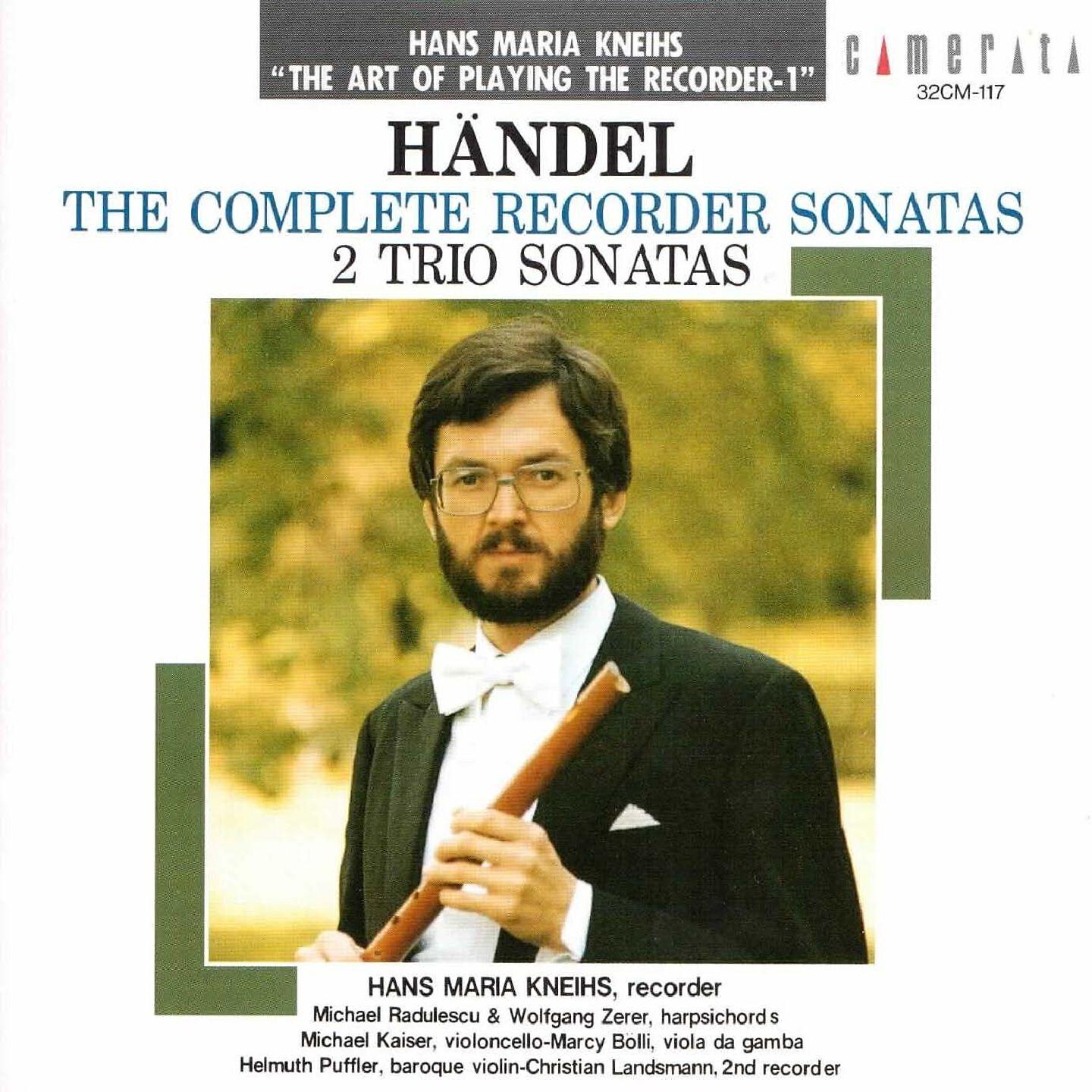 Hans Maria Kneihs - Recorder Sonata in D Minor, Op. 1 No. 9a, HWV 367a: I. Largo