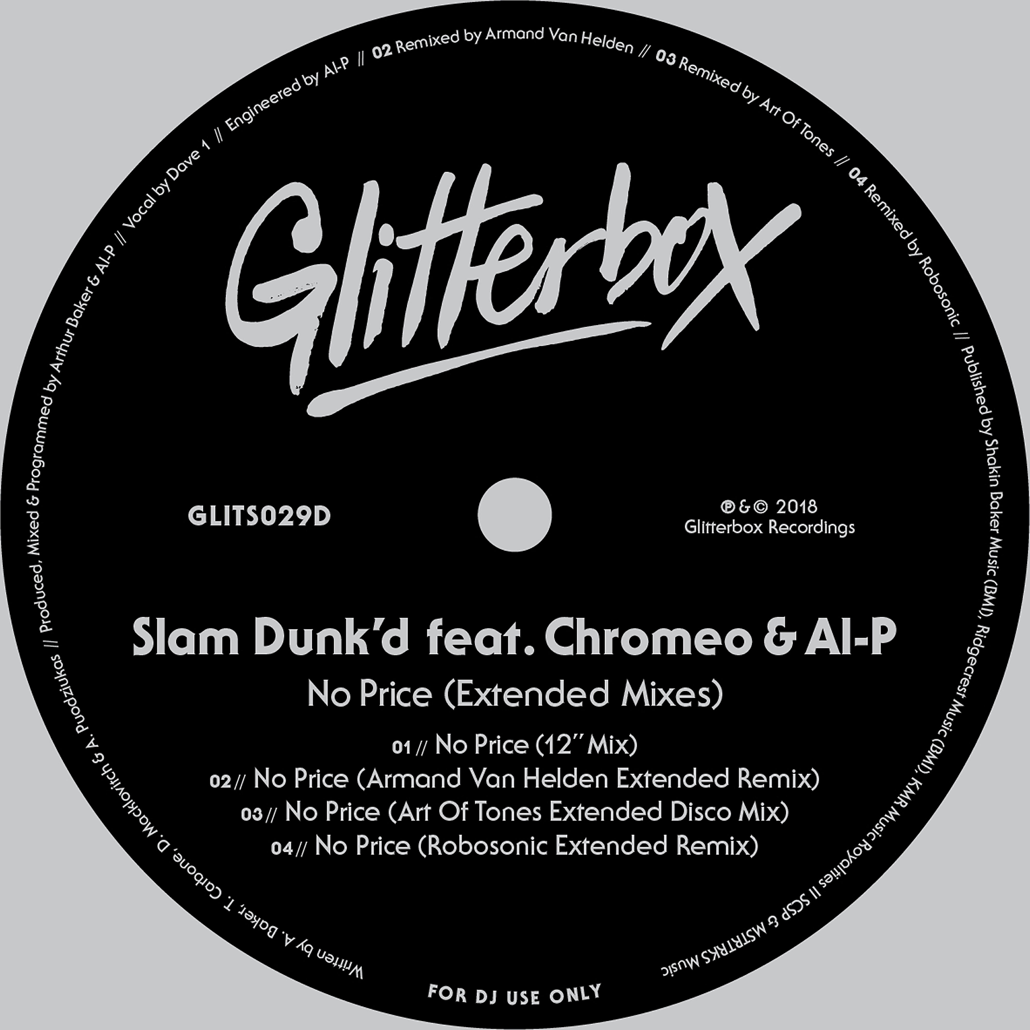 Slam Dunk'd - No Price (feat. Chromeo & Al-P) [Armand Van Helden Extended Remix]