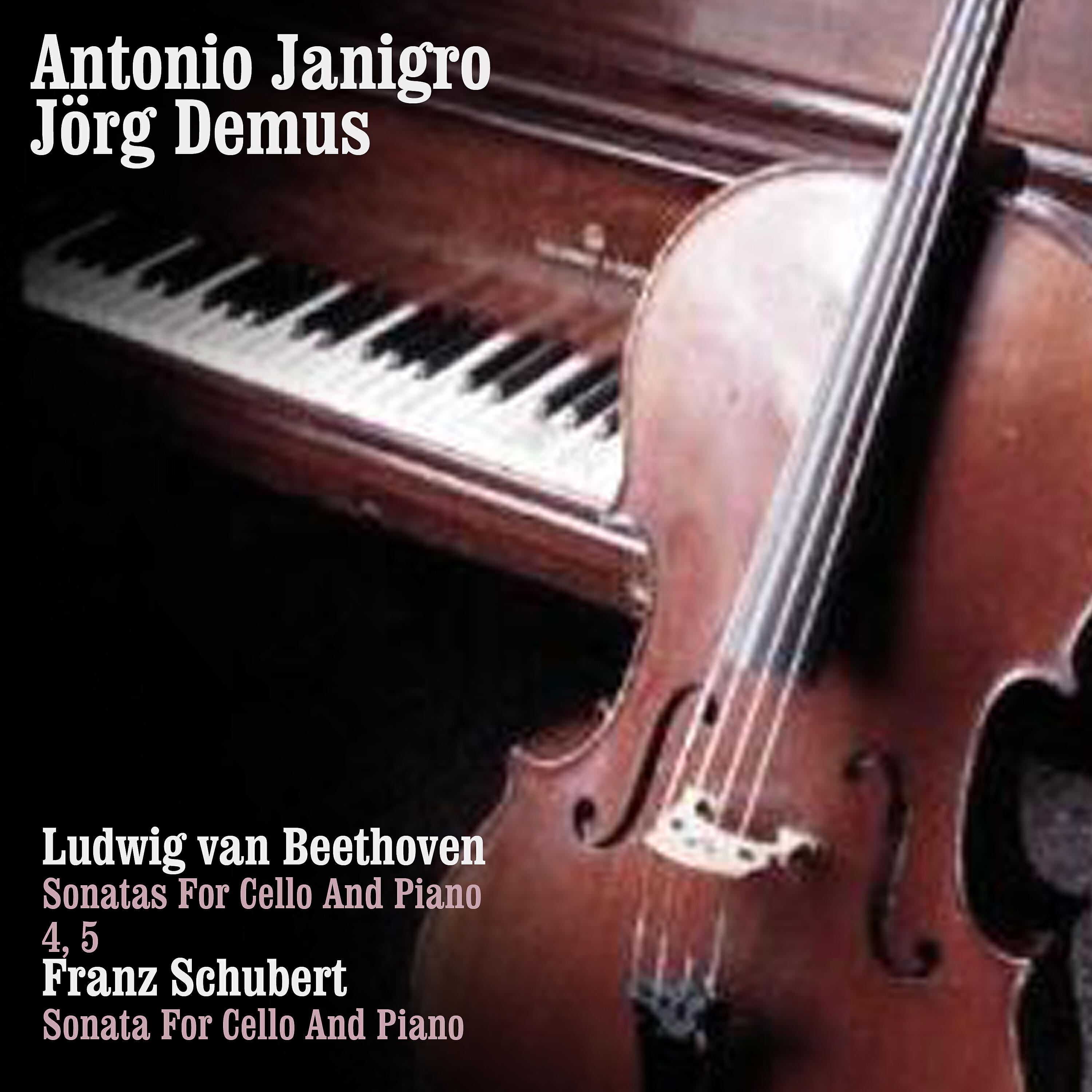 Antonio Janigro - Sonata For Cello And Piano in A Minor, D. 821 